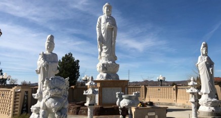 Amitabha Buddha and attendents.