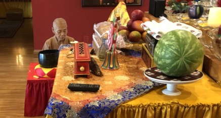 Daily chanting.