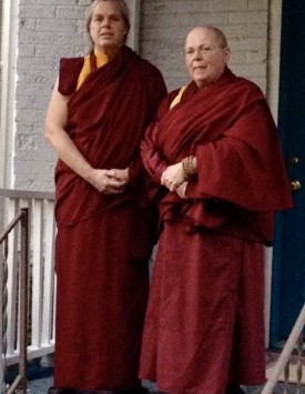 Gesang Suolang Rinopche with Zhaxi Zhuoma Rinpoche at Gesang
