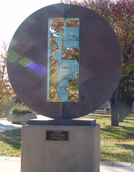 Sculpture in Santa Fe, NM.