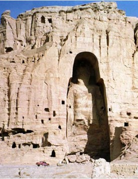 位於阿富汗巴米揚的世界上最高的佛像(175呎)，已在2001年被塔里班伊斯蘭武裝摧毀。