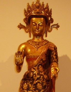 Statue of Dipankara Buddha at the Norton Simon Museum in Pasadena, California.
