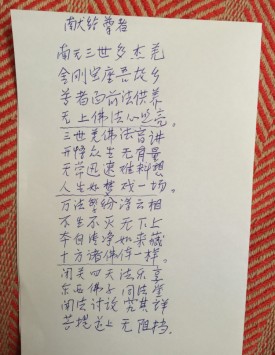 Poem offering by Ding Ji Xu Upon Attending Retreat and Seminar