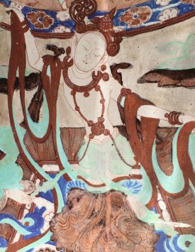 Cave painting of Bodhisattva