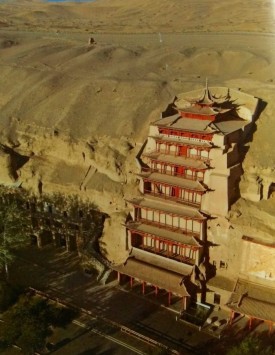 The Nine-Storey Temple, houses a 116.5 foot (35.5 meters) Tang dynasty Buddha.