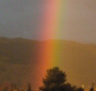陶市(新墨西哥州)的彩虹。
