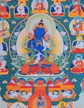 Karma Kagyu Lineage Tree with Dorje Chang Buddha at the Center