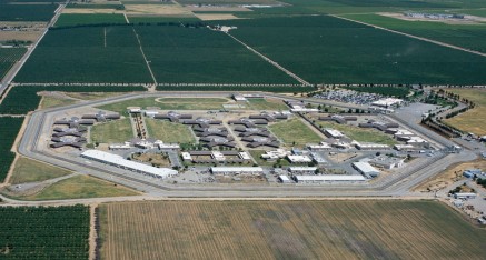 View of the Chowchilla prison and its surroundings.