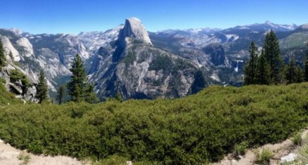 Half Dome as seen from Glacier Point