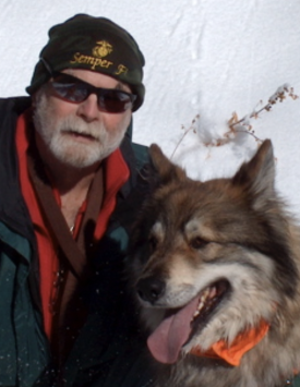 Chaco and Dani in the Sangre de Christo Mountains outside of Taos, New Mexico.
