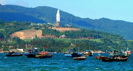 越南峴港靈應寺的觀音菩薩像。