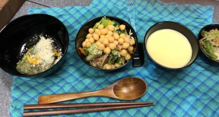 Oryoki lunch.