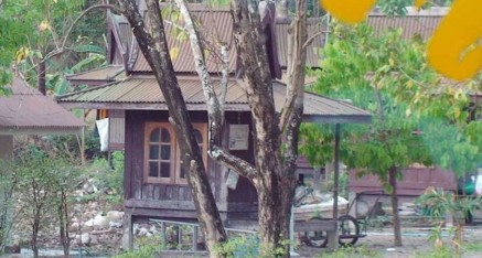 Cabin at Thai retreat center.