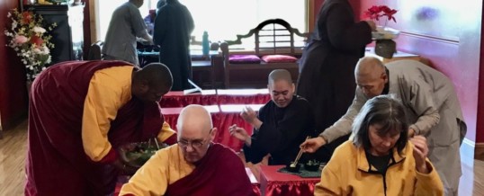 Seven-Day Retreat Held at Holy Vajrasana Temple