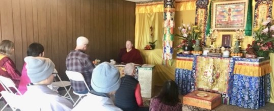 Dharma Classes Started at Buddhist Town at Holy Heavenly Lake in Hesperia, California