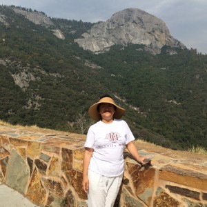 Downside of Moro Rock in Sequoia National Park.