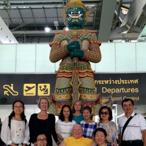 Sendoff at the Bangkok airport. IMG_5758