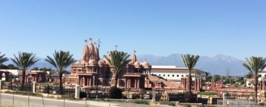Visit to the BAPS Shri Swaminarayan Mandir in Chino Hills