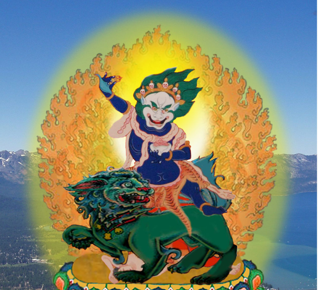 獅子金剛,佛屬派的一位重要護法。