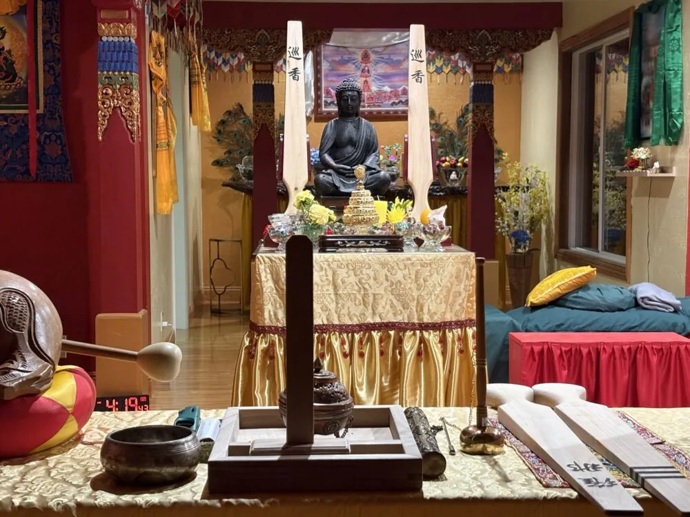 Altar for walking meditation